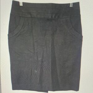 Banana Republic Womens Black Stretch Pocket Pencil Straight Skirt Size 4